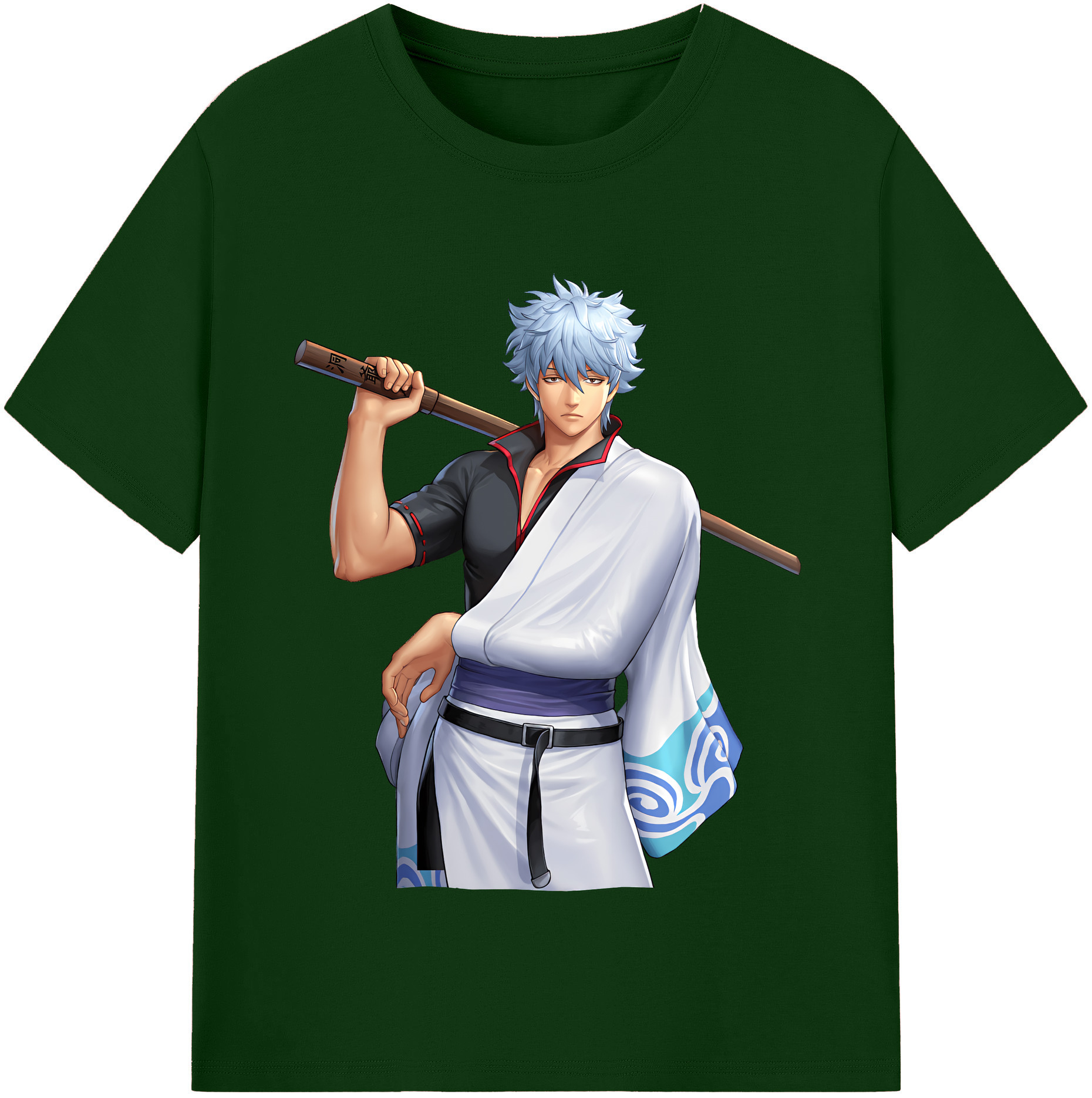 （画像用） ぎんたま 坂田銀時（さかたぎんとき） 神楽 志村新八（しむら しんぱち） GINTAMA Sakata Gintoki Kagura Shimura Shinpachi 綿100％半袖Tシャツ（フロントプリント）
